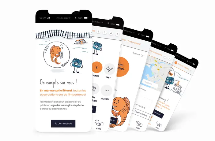Nicolas Roullet Application mobile Fishandclick