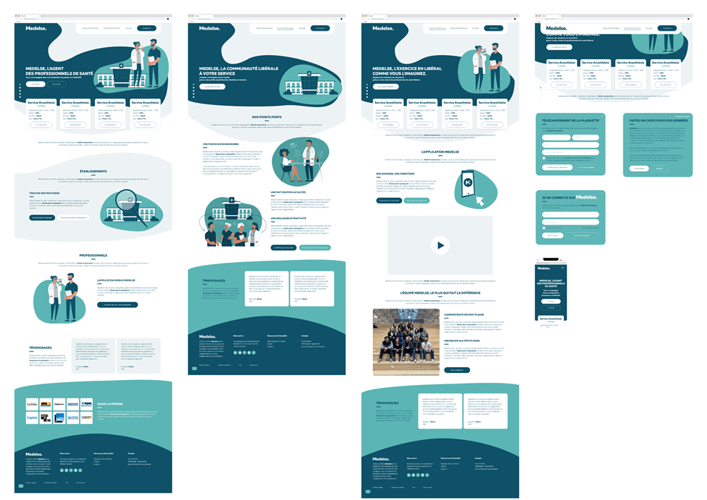 template design web medelse